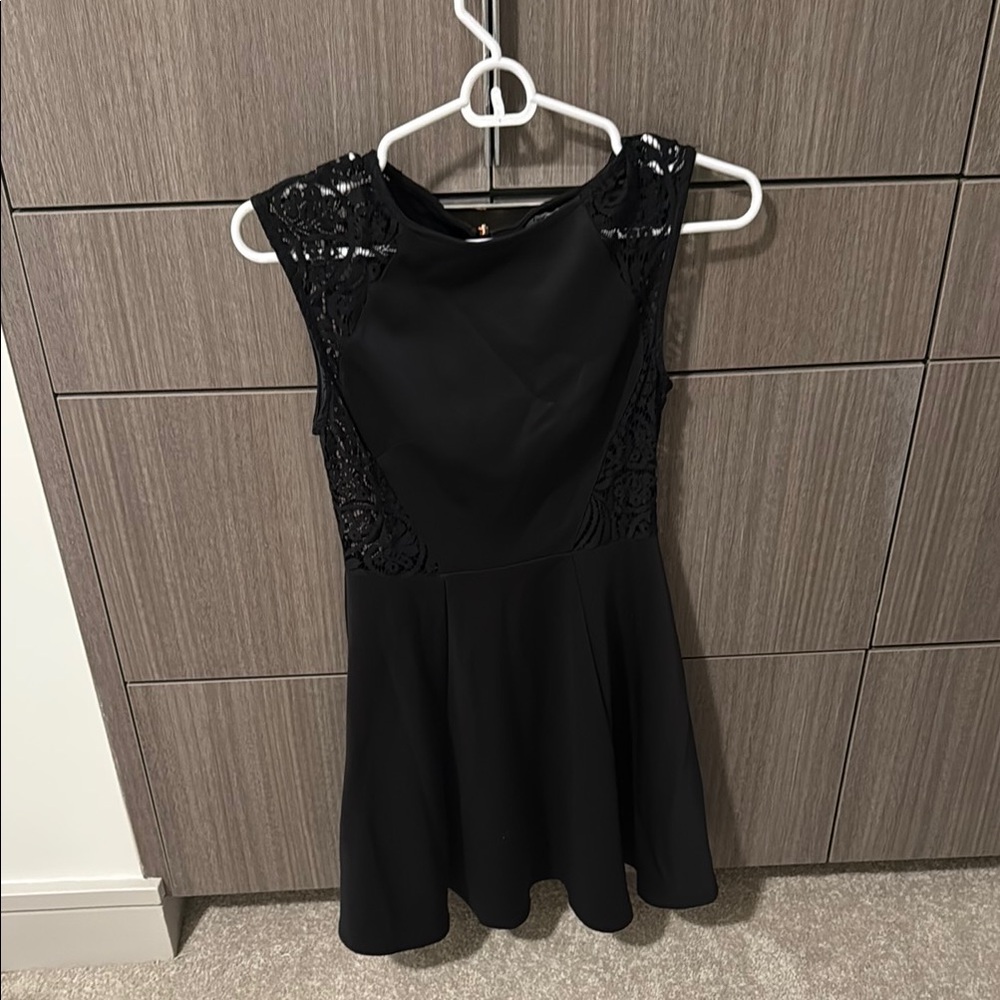 Elegant Black Lace Dress